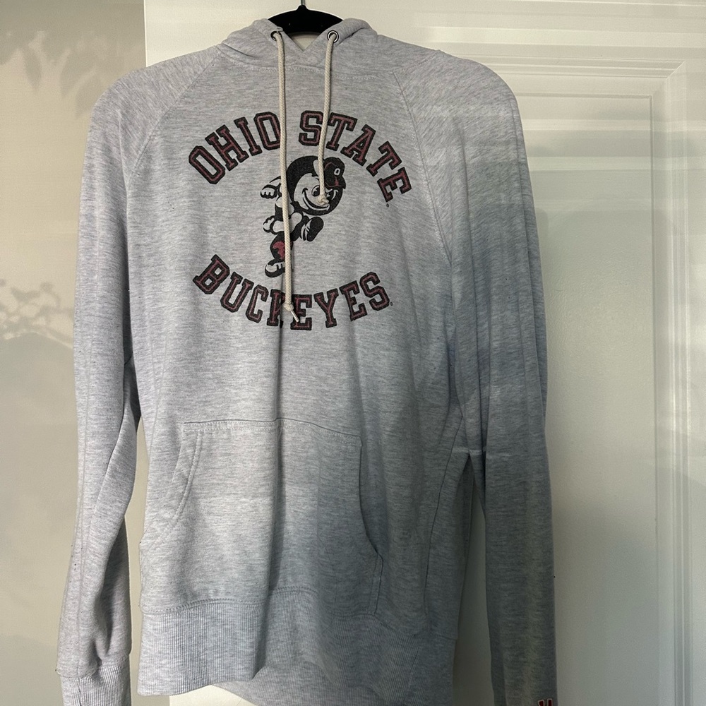 HOMAGE Gray Ohio State Buckeyes Sweater